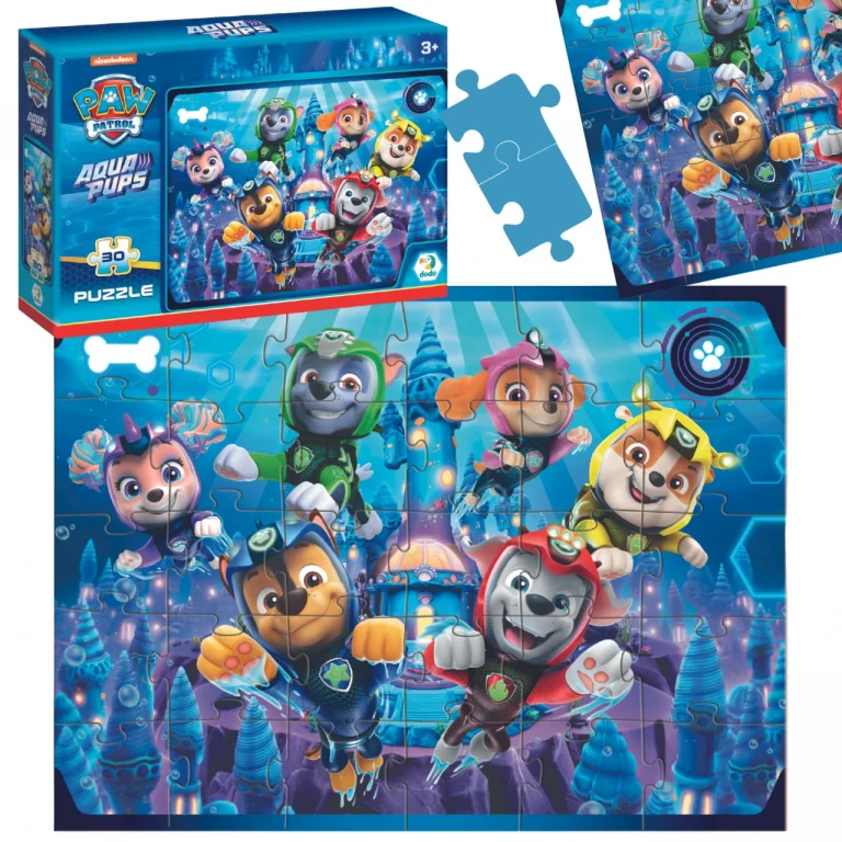 Puzzle "Psi Patrol - Wodne Pieski" 30 Elementów Układanka Dla Dzieci