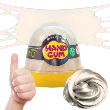 Slime Hand Gum Metaliczny Glutek Antystresowy Masa Sensoryczna 120G