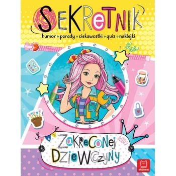 SEKRETNIK KSIĄŻKA ZAKRĘCONEJ DZIEWCZYNY QUIZY MODA