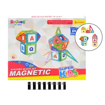 Magnetyczne klocki konstrukcyjne 31 szt.  6002