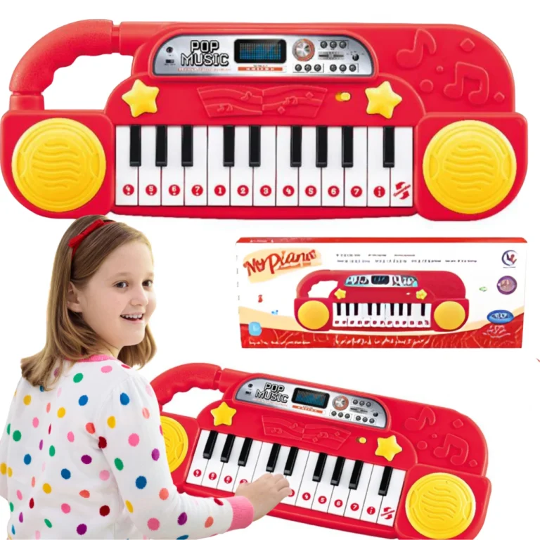 Keyboard Organki Pianinko Zestaw Muzyczny Elektryczny Instrument Do Nauki