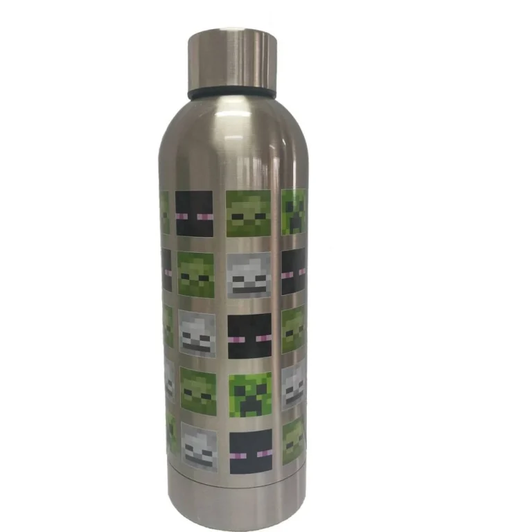 Bidon 500 ml Stal nierdzewna Minecraft