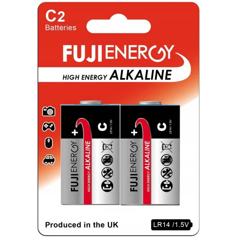 2x BATERIA ALKALICZNA LR14 1.5V FUJIENERGY 7500mAh