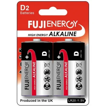 2x BATERIA ALKALICZNA LR20 D FUJIENERGY 18000mAh