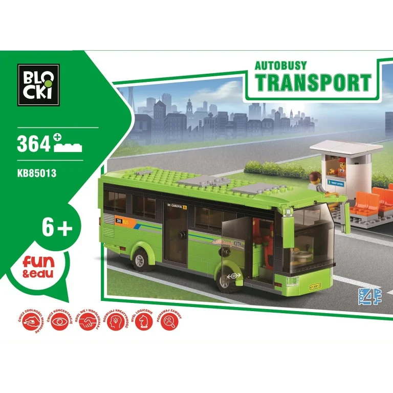 Klocki Blocki MyCity Transport Autobusy 364 el.