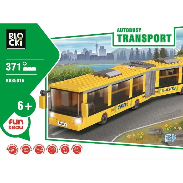 Klocki Blocki MyCity Transport Autobusy 371 el.