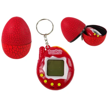 Tamagotchi w Jajku Gra Elektroniczne Zwierzątko Czerwone