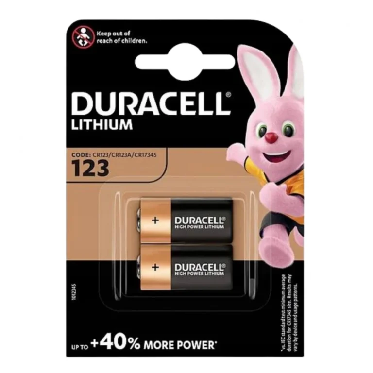 BATERIA LITOWA MOCNA C123 3V bl/2 DURACELL 2SZT