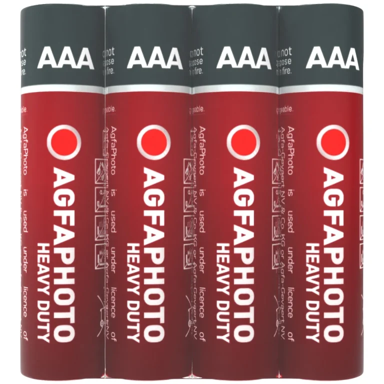 4x Bateria AgfaPhoto Cynkowa AAA R03 Heavy Duty