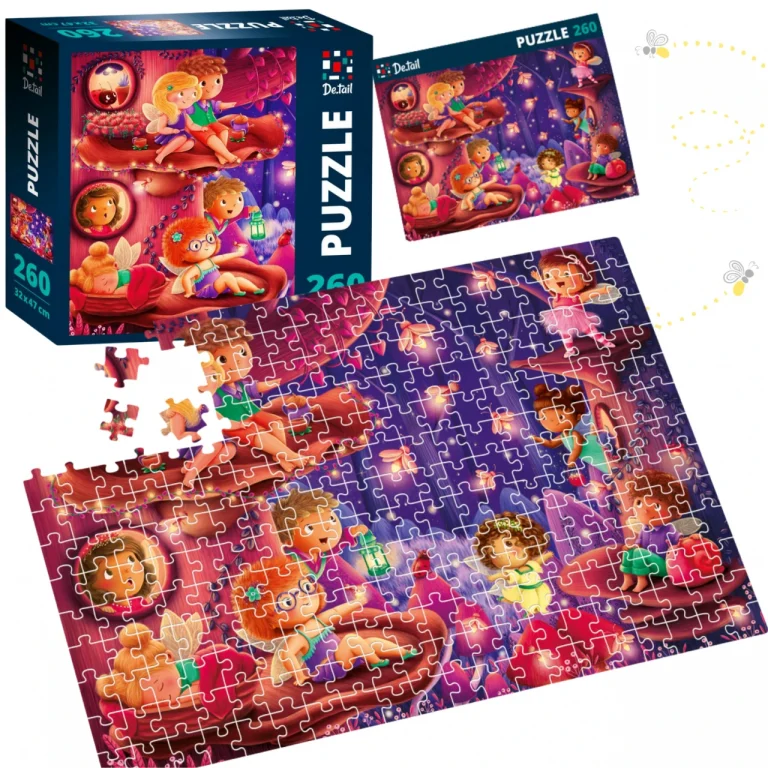 Puzzle "Leśne Miasteczko" Układanka Dla Dzieci Dorosłych 260 Elementów