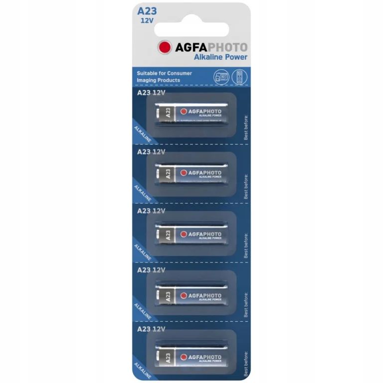 5x BATERIA  ALARMOWA  AGFAPHOTO A27 LR27A 12V  ALK