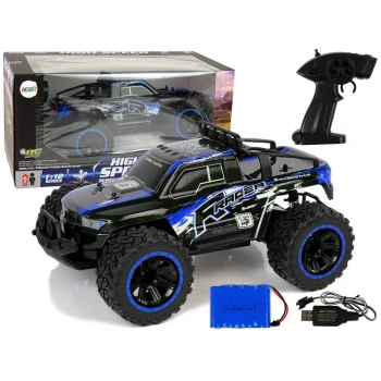 Auto Terenowe Off-Road R/C 2.4 G Amortyzatory 1:12 Niebieskie