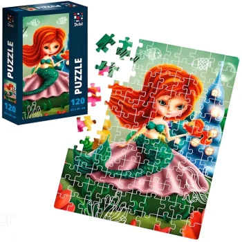 Puzzle Mała Syrenka Układanka Dla Dorosłych Dzieci 120 Elementów Plakat