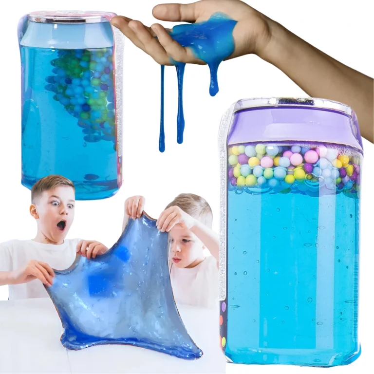 Ekologiczny Slime Antystresowy Glutek Kulki Piankowe Aromatyzowany 90g