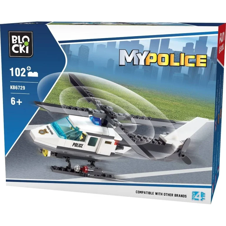 Klocki Blocki MyPolice Helikopter 102 el.