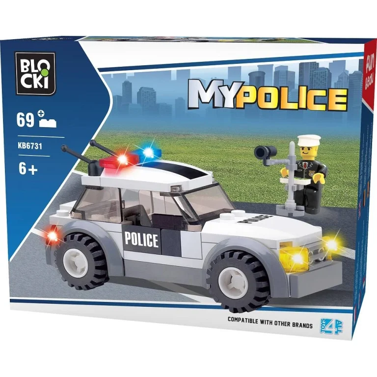 Klocki Blocki MyPolice Auto z Radarem 69 el.