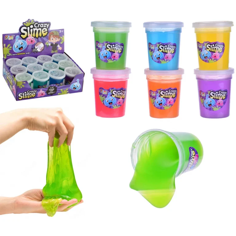 MASA PLASTYCZNA SLIME SENSORYCZNA GLUT KOLORY