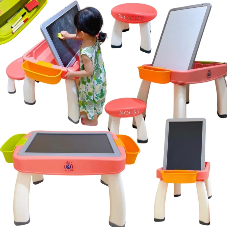 Four in one multifunctional building block table