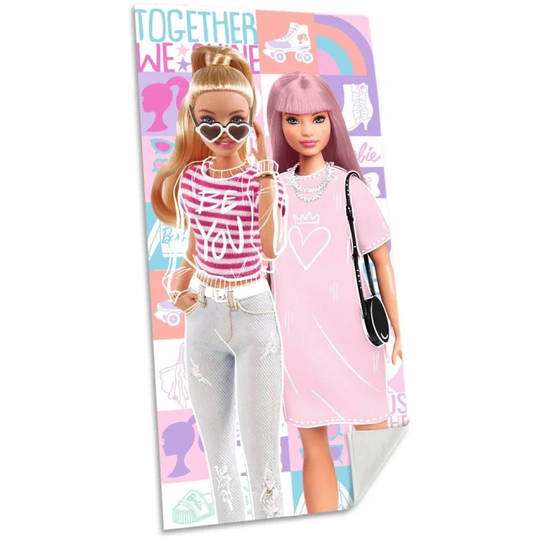 Ręcznik plażowy Barbie 70 x 140 cm Kids Euroswan