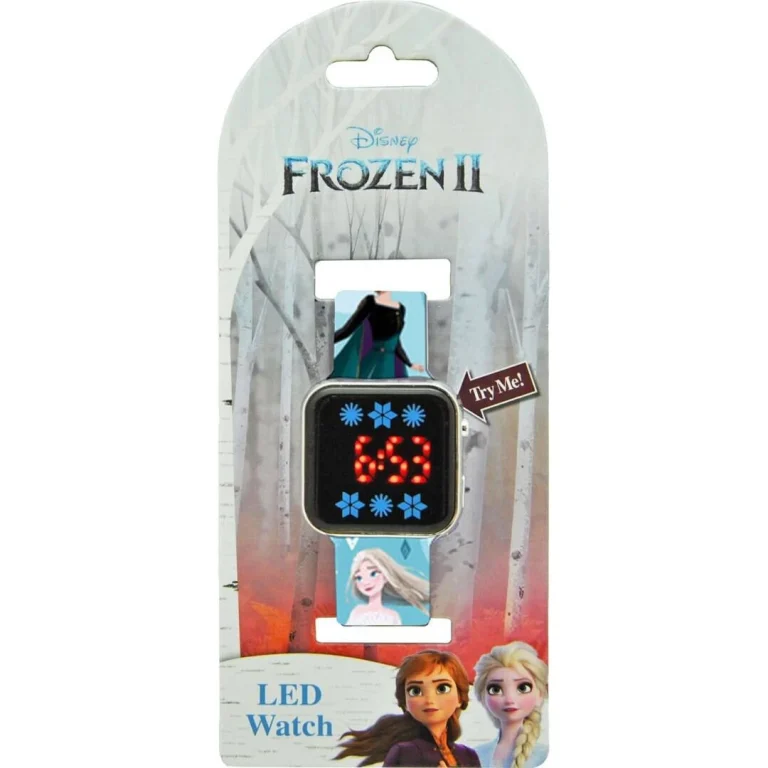 Zegarek LED z kalendarzem Frozen