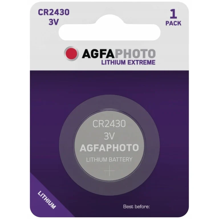 1x BATERIA GUZIKOWA AGFAPHOTO CR2430 3V LITOWA