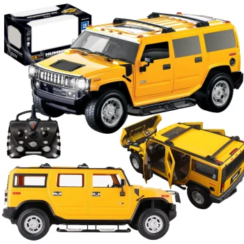 SAMOCHÓD TERENOWY ZDALNIE STEROWANY HUMMER H2 EFEKTY ŚWIETLNE LED PILOT RC