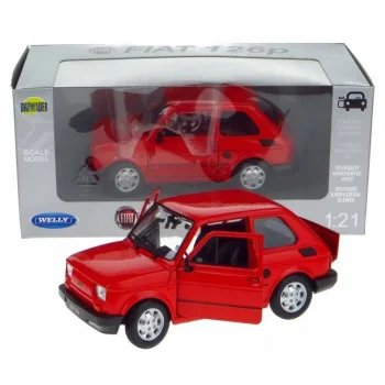 AUTO MODEL METALOWY WELLY FIAT 126P SKALA 1:21