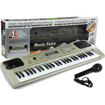 Keyboard MQ807 Organy Pianinko + Mikrofon USB