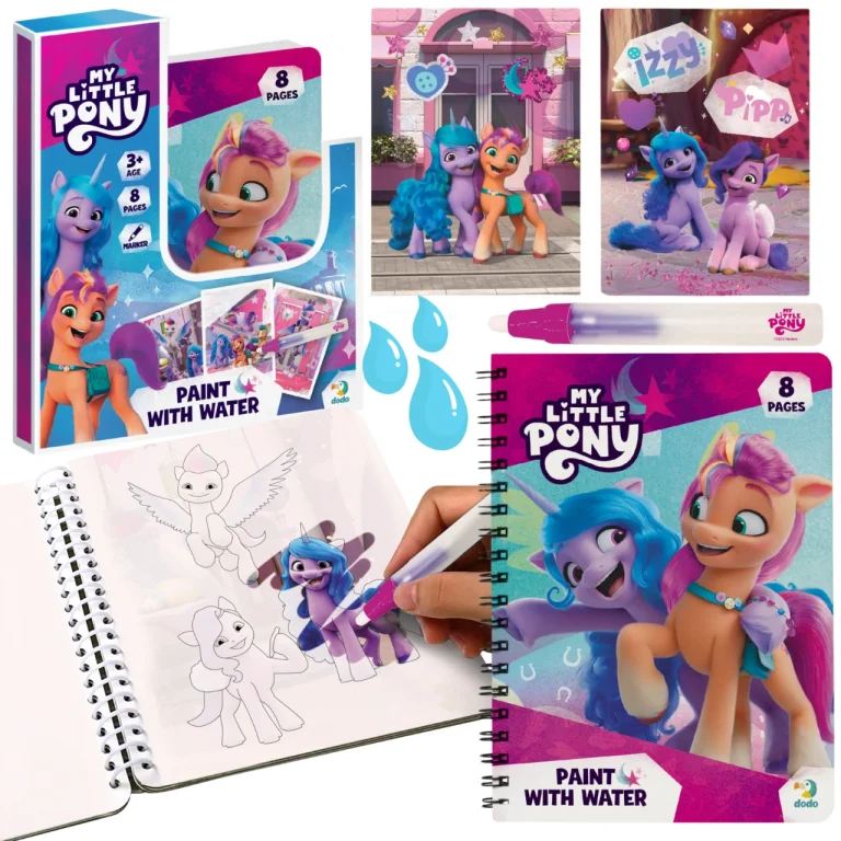 Zestaw Malowanie Wodą "My Little Pony" Książeczka Z Obrazkami Pędzelek