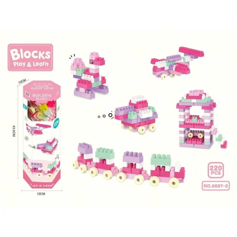 Puzzle DIY girl building blocks (220pcs)