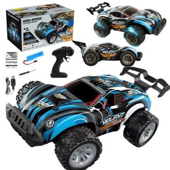 Samochód Auto Terenowe Zdalnie Sterowane Pilot RC Led 4x4  Akumulator