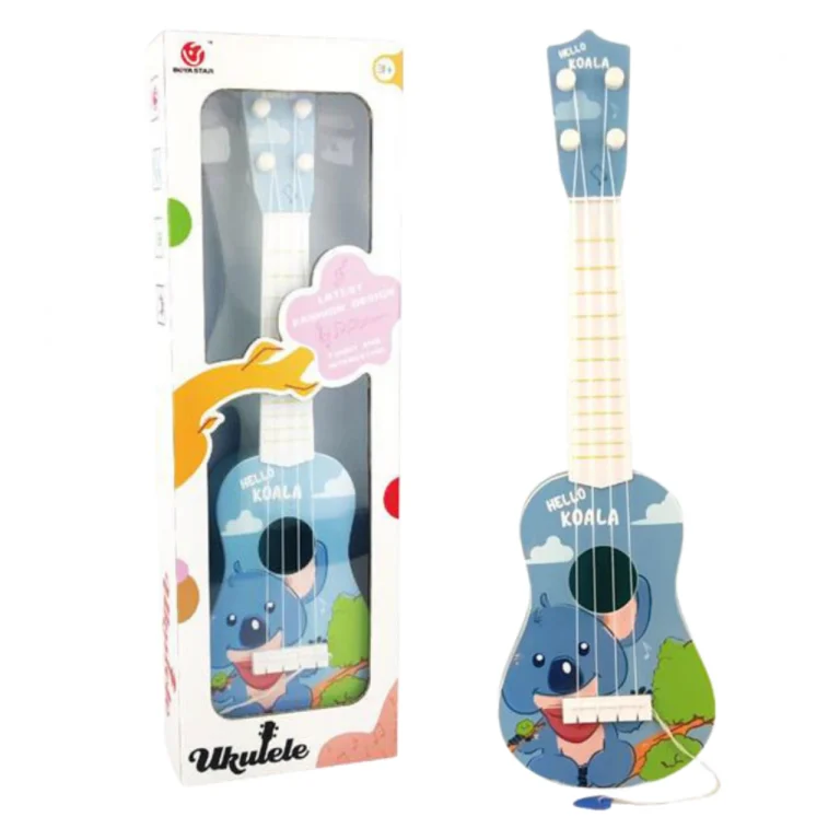 Ukulele Gitara Dziecięca Instrument Muzyczny Miękkie Struny Muzyka