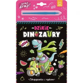 ZDRAPYWANKA NOTES Z RYSIKIEM DZIKIE DINOZAURY